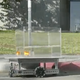 The fish-operated vehicle.